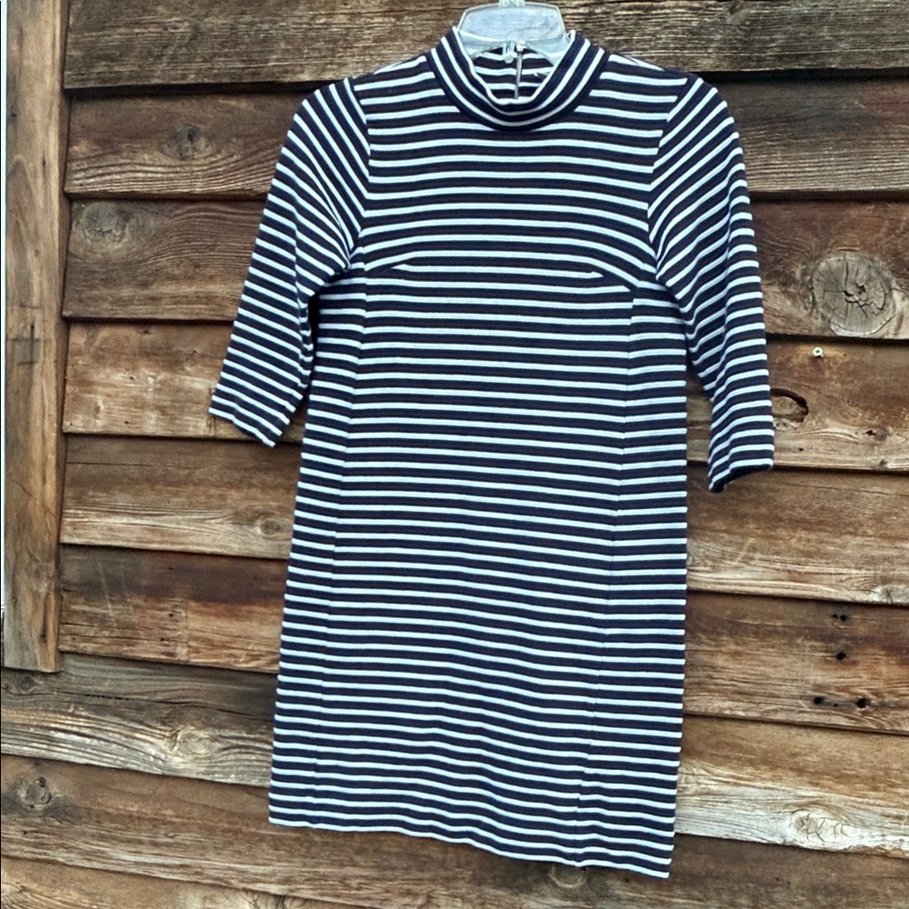 Seen worn kept stipe mini dress